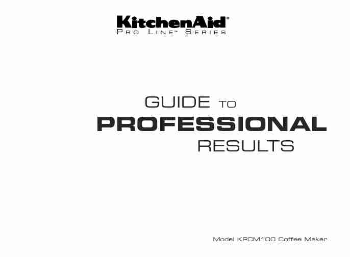 KitchenAid Coffeemaker KPCM100-page_pdf